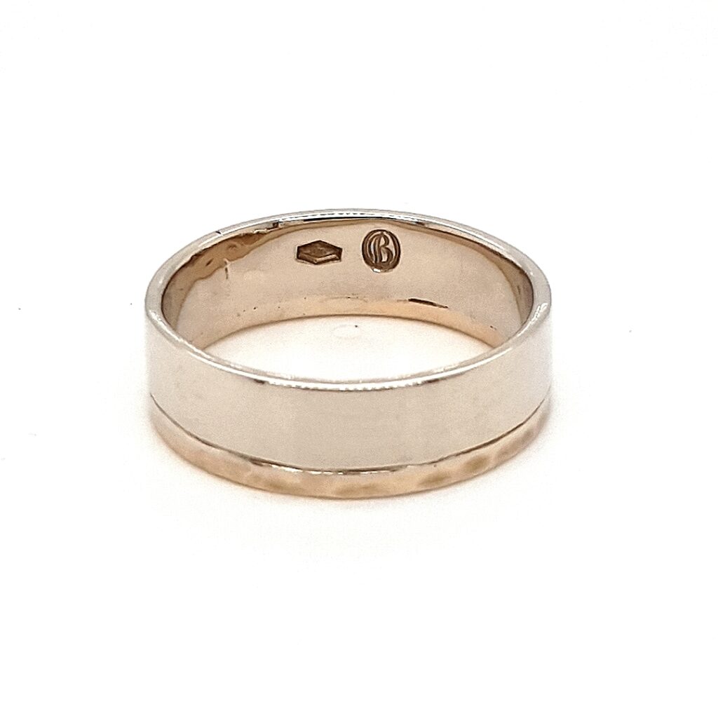 Leon Baker K Yellow And White Gold Wedding Ring Leon Baker Jewellers