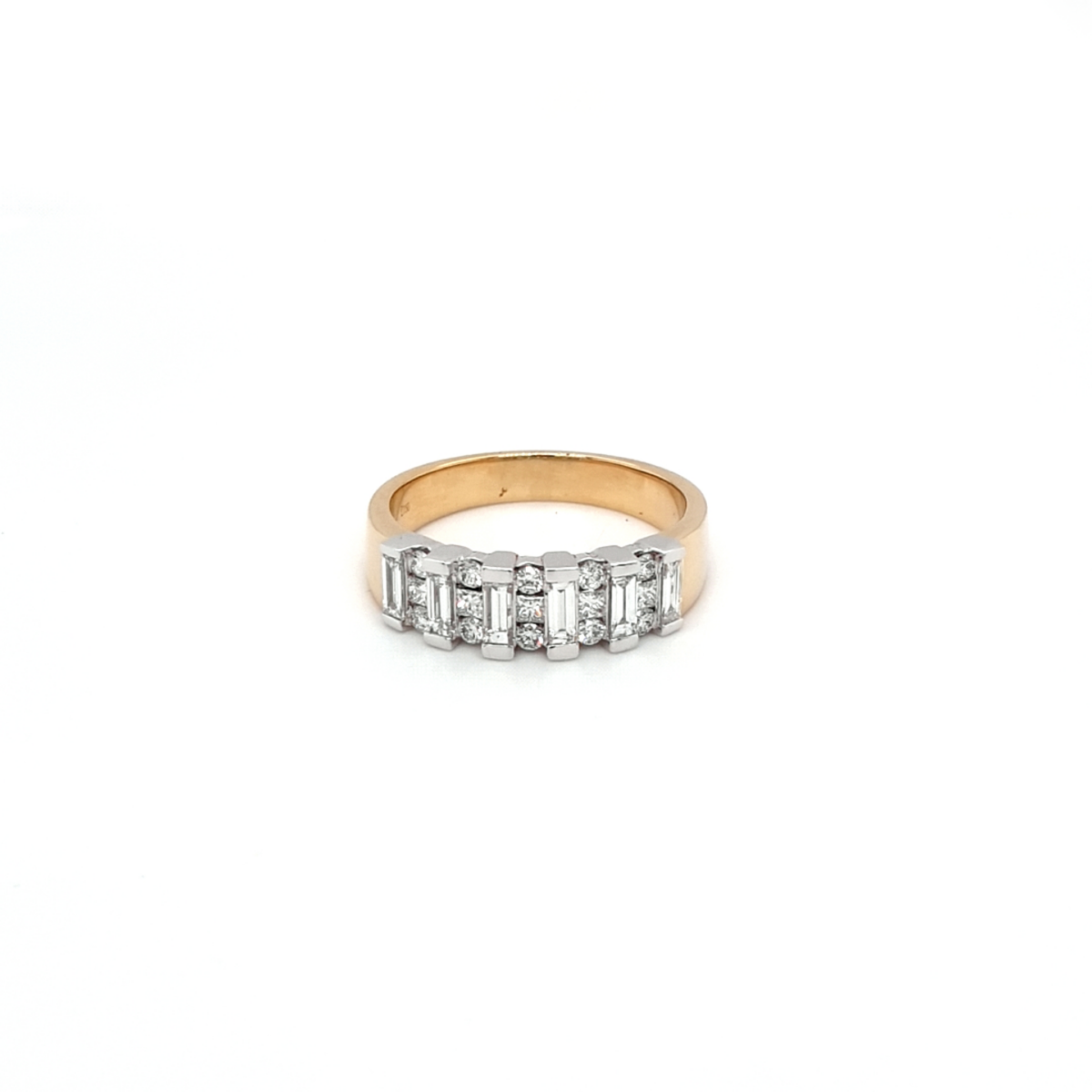 Leon Bakers 18K Yellow and White Gold Diamond Ring_0