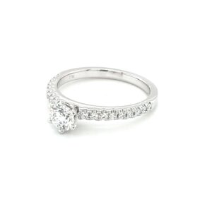Leon Baker's 18K White Gold Diamond Engagement Ring_1