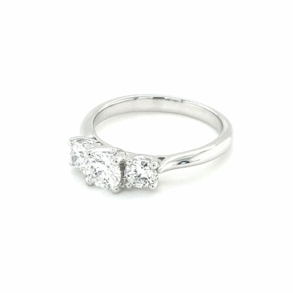 Leon Baker 18K White Gold Diamond Engagment Ring_1