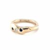 Leon Baker's 9K Yellow Gold Handmade Diamond and Sapphire Ring_1