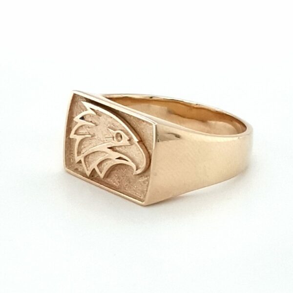 Leon Bakers Handmade Solid Gold Eagle Ring_1