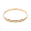 Leon Bakers 9K Yellow Gold Engraved Bangle_0