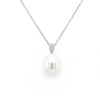 Leon Bakers 18K White Gold Broome Pearl and Diamond Pendant_0