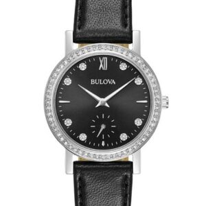 Bulova Ladie's Crystal Watch_0