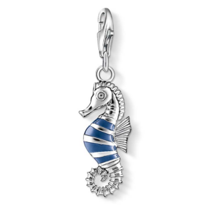 Thomas Sabo "Stripe Seahorse" Blue Charm Pendant_0