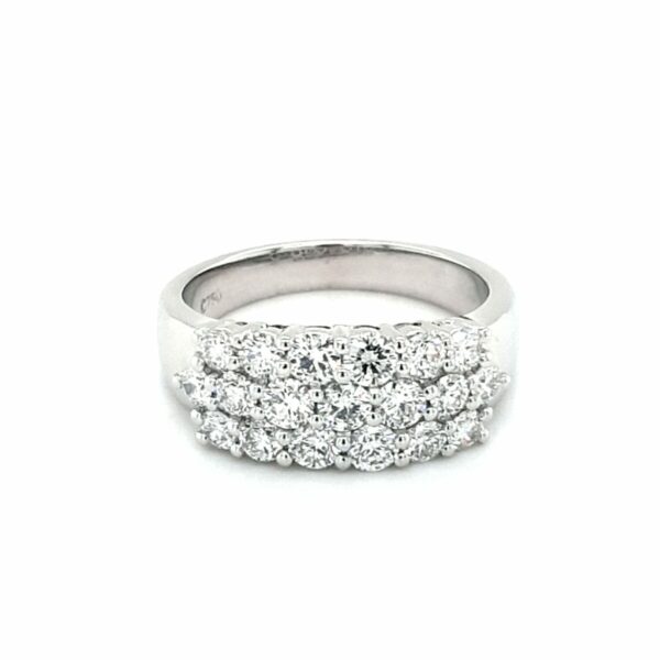Leon Baker 18K White Gold Diamond Ring_0