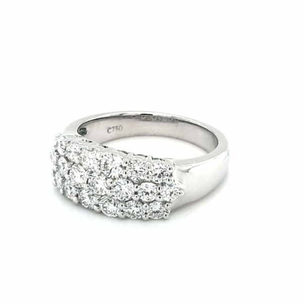 Leon Baker 18K White Gold Diamond Ring_1