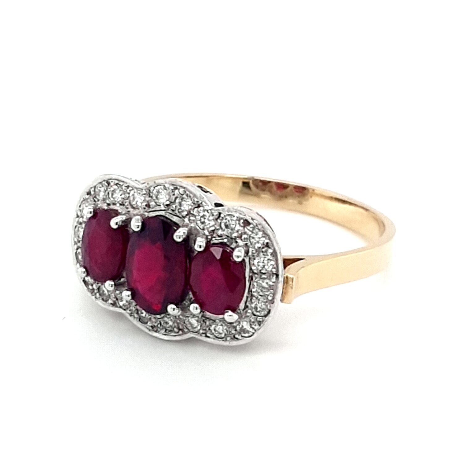 Leon Baker 18K Yellow Gold Oval Ruby Ring_1