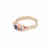 Leon Bakers 9K Twisted Yellow Gold and Rose Gold Trilogy Setting_1
