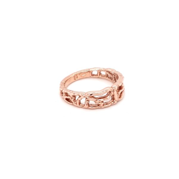 Coral Bay Collection 9K Rose Gold Coral Ring_1