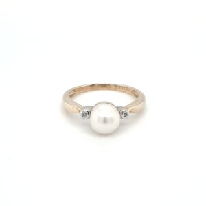 Leon Bakers 9K Yellow Gold Pearl Ring_0