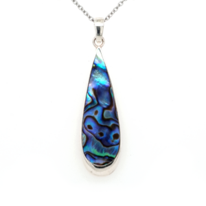 Leon Baker Sterling Silver and Paua Shell Pendant_0