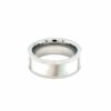 Leon Baker Stainless Steel and Australian Mother of Pearl Ring_1