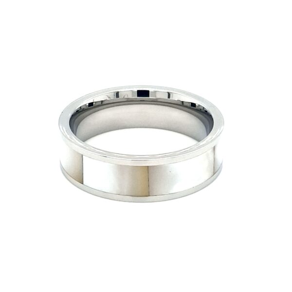 Leon Baker Stainless Steel and Australian Mother of Pearl Ring_1