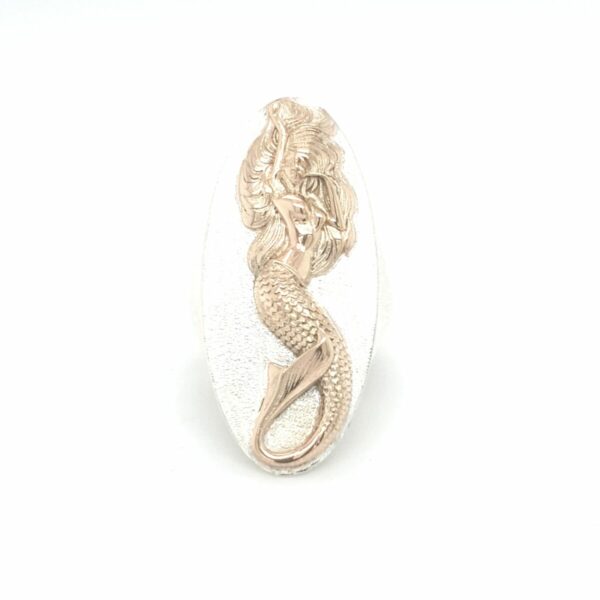 Coral Bay Collectiong Sterling Silver and Gold Mermaid Ring_0
