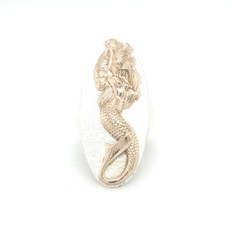Coral Bay Collectiong Sterling Silver and Gold Mermaid Ring_0