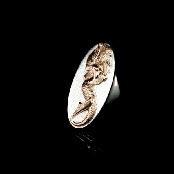 Coral Bay Collectiong Sterling Silver and Gold Mermaid Ring_1