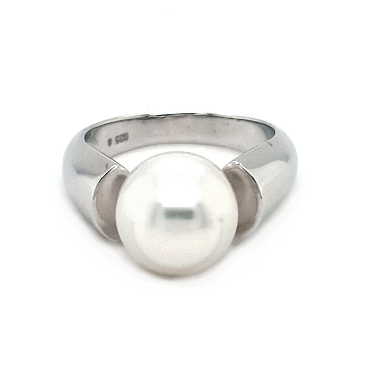 Leon Baker Sterling Silver and Cultured Broome Pearl Ring_0