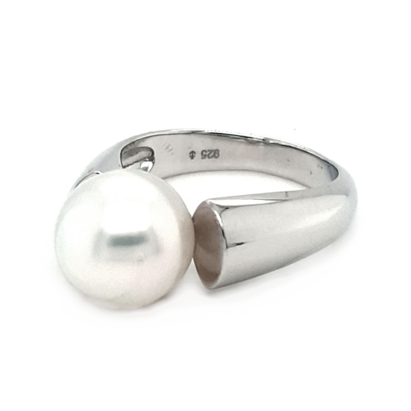 Leon Baker Sterling Silver and Cultured Broome Pearl Ring_1