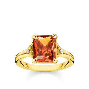 Thomas Sabo Orange Stone Ring_0