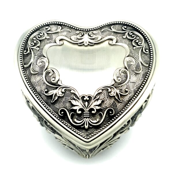Leon Bakers Heart Pewter Jewellery Box_1