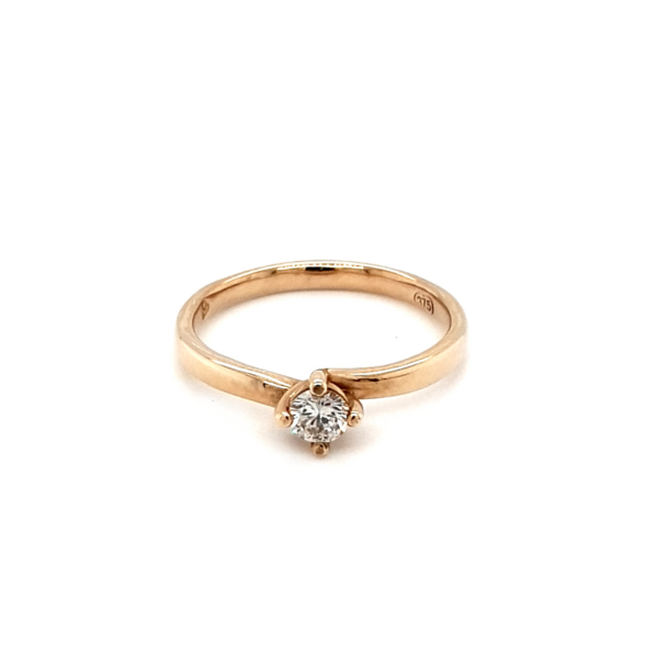 Leon Bakers 9K Yellow Gold Engagement Ring_0