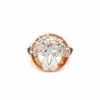 Argyle 18K Australian Boab Tree Ring with Pink and White Diamonds_0