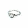 Leon Bakers 18K White Gold Halo Diamond Ring_1