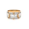 Leon Bakers 18K White and Yellow Gold Diamond Ring_0