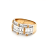 Leon Bakers 18K White and Yellow Gold Diamond Ring_1