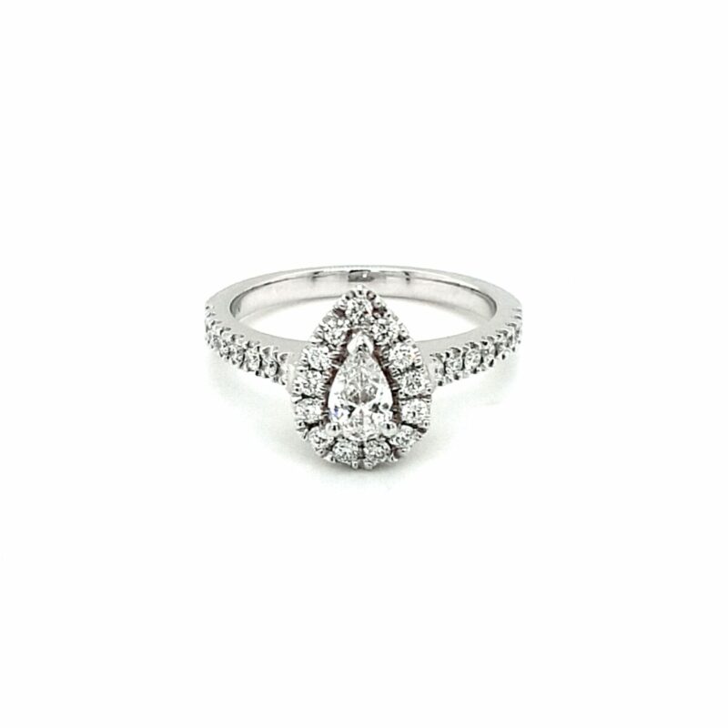 Leon Bakers 18K White Gold Diamond Engagement Ring_0