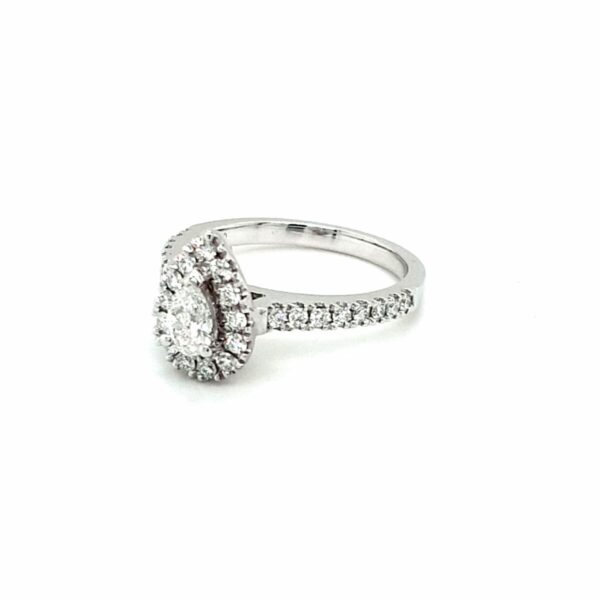Leon Bakers 18K White Gold Diamond Engagement Ring_1