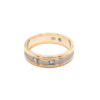 Leon Bakers 9K Two-Toned Mens Diamond Wedding Ring_1