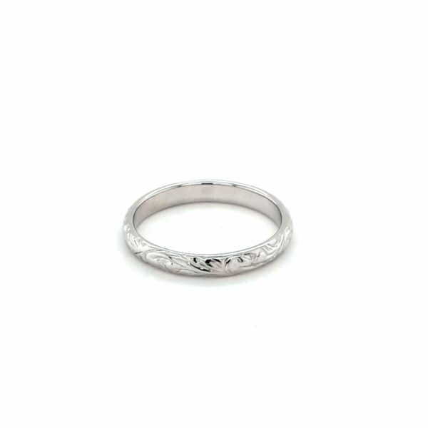 Leon Baker 9K Antique Wedding Ring_0