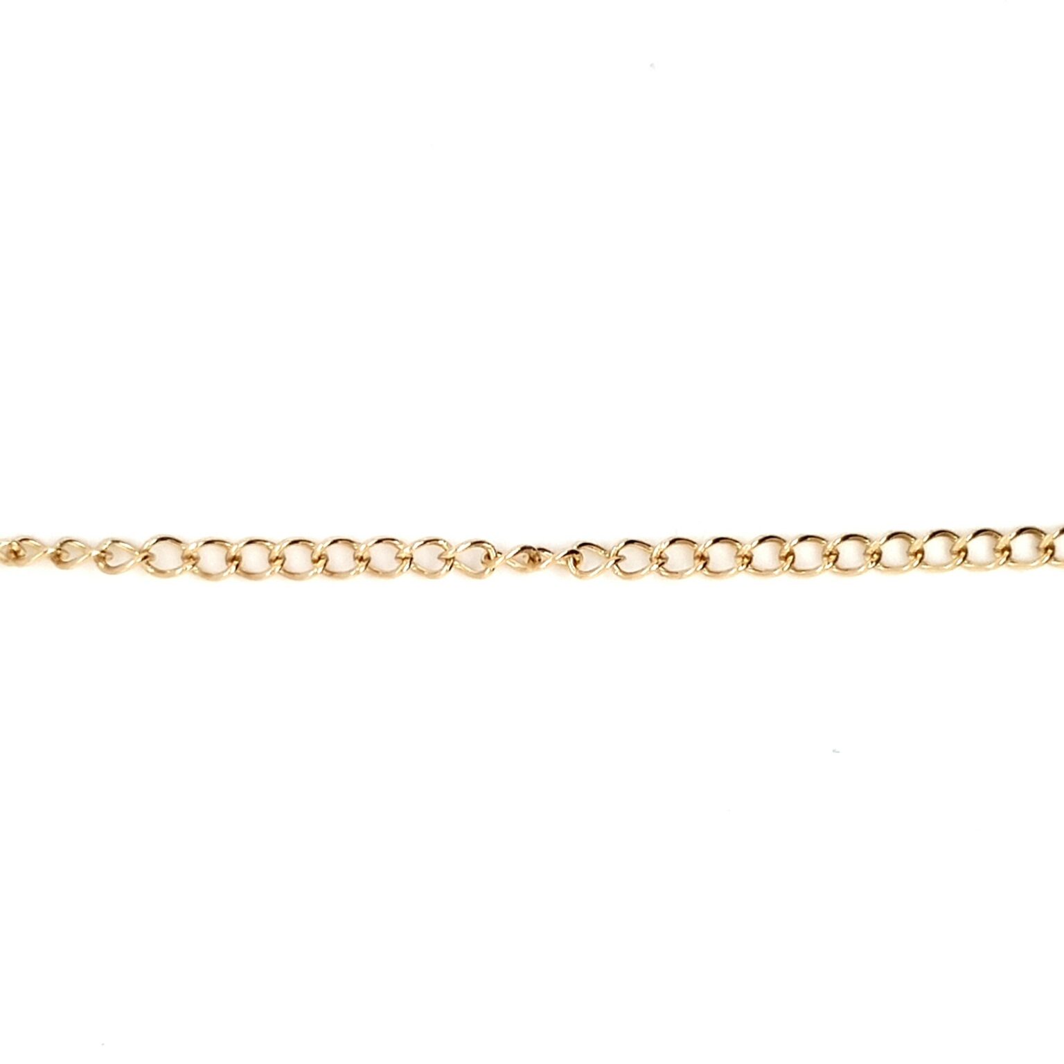 Leon Baker 9K Yellow Gold Curb Chain Bracelet_0