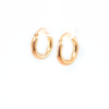 Leon Baker 9k Yellow Gold 10mm Hoop Earrings_1