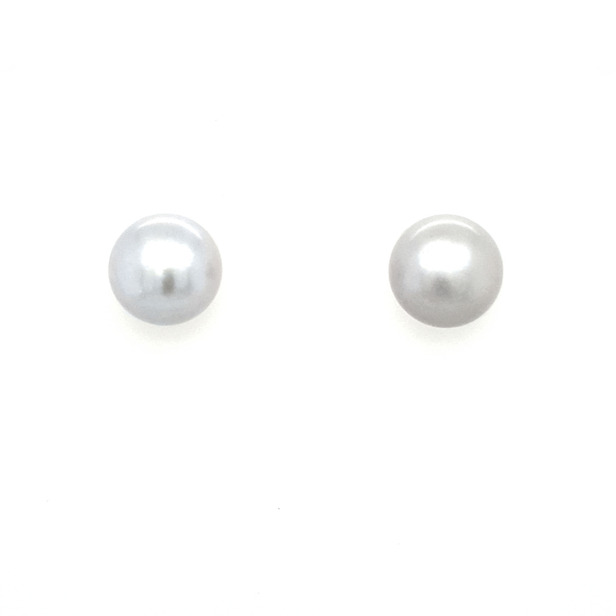 Leon Baker Sterling SIlver and Grey Freshwater Pearl Earrings_0