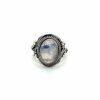 Leon Baker Sterling Silver and Moonstone Ring_0