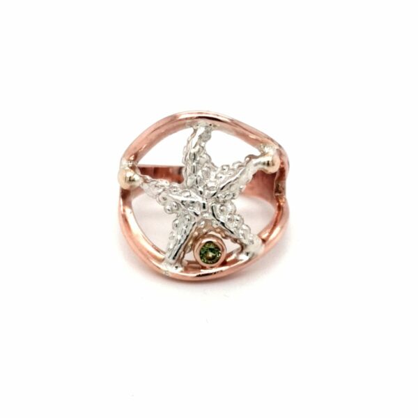 Coral Bay Collection Gold and Silver Starfish Ring_0