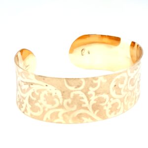 Leon Bakers 9k Yellow Gold Handmade Collectors Cuff_1