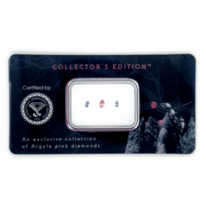 Argyle Collector's Edition 0.14ct Pear Cut Pink/Blue Diamond Set_0