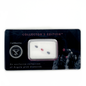 Argyle Collector's Edition 0.21ct Pear Cut Pink/Blue Diamond Set_0