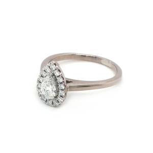 Leon Baker 18K White Gold and Diamond Engagement Ring_1