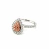 Leon Baker 18K White Gold and Argyle Pink Diamond Cluster Ring_1