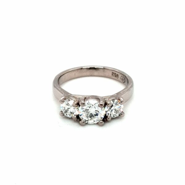 Leon Bakers 0.82ct Trilogy Engagement Ring_0