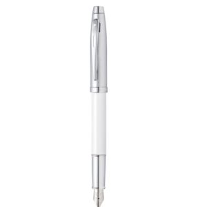 Sheaffer 100 White Lacquer Fountain Pen with Medium Nib E0932453-30_0