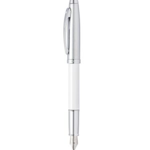 Sheaffer 100 White Lacquer Fountain Pen with Medium Nib E0932453-30_1