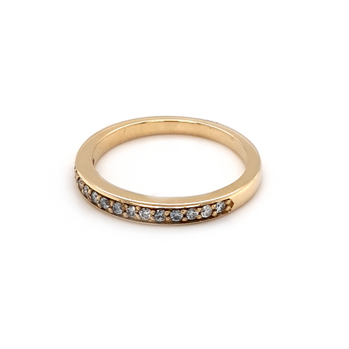 Leon Baker 18K Yellow Gold and Diamond Anniversary Ring_1