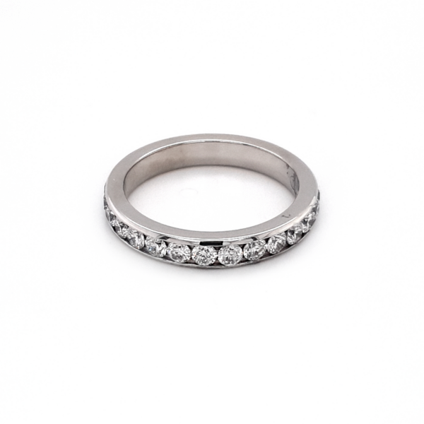 Leon Baker 18K White Gold and Diamond Wedding Ring_0